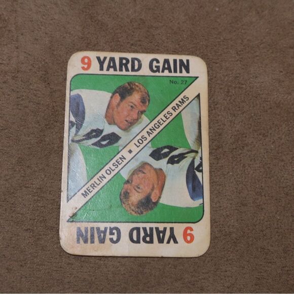 Merlin Olsen Insert #27 Football Card - Picture 1 of 2